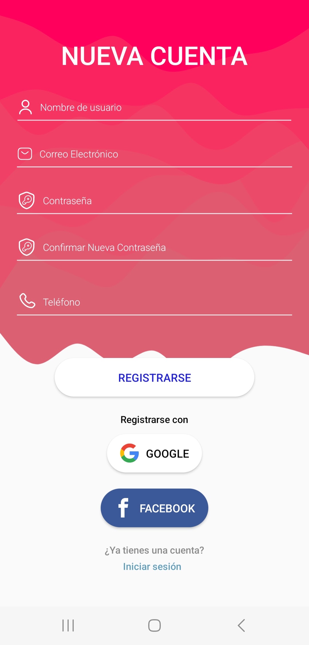 Marketplace app screenshot